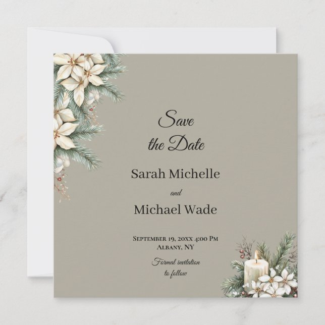 Vintertemer Spara datum Inbjudan (Framsida)