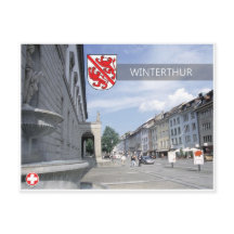 Vinterthur - Schweiz vykort.