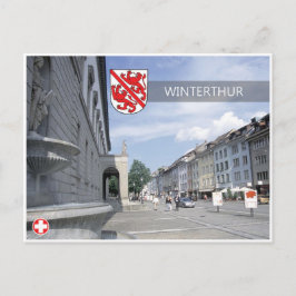 Vinterthur - Schweiz vykort. Vykort