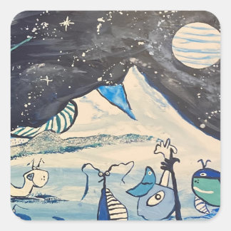 VINTERTID FYRKANTIGT KLISTERMÄRKE