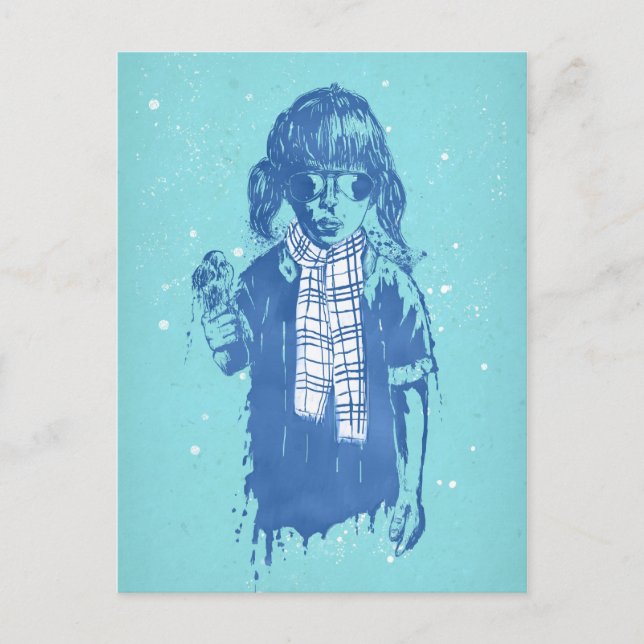 vintertid vykort (Framsida)