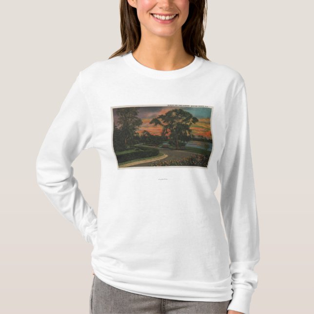 Vintertillflyktsort, Florida - solnedgången Tee Shirt (Framsida)