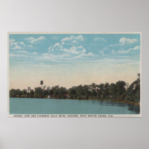 Vintertillflyktsort, Florida - vatten beskådar av Poster