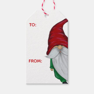 Vintertomte presentetikett