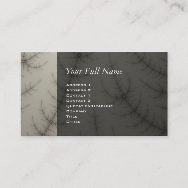 VinterträdFractal Visitkort (Framsida)