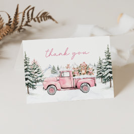 Vinterträdsdjur - tack för ditt kort