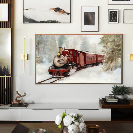 Vinterträningsresa Print | Samsung Frame TV Konst Poster