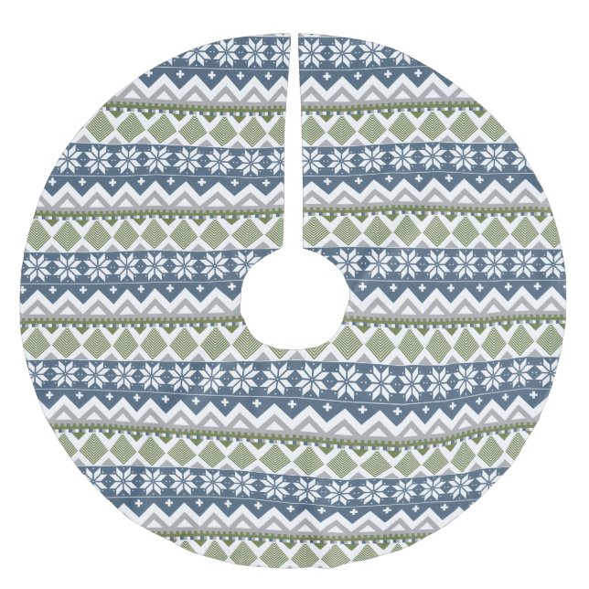 Vintertröja Trädskört Julgransmatta Borstad Polyester (Framsidan)