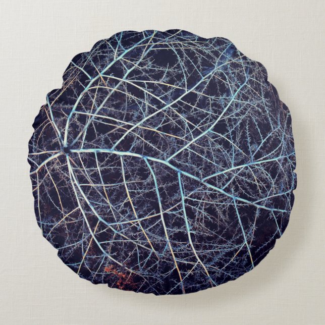 VinterTumbleweed Rund Kudde (Framsidan)