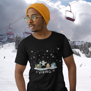 Vinterugglor Isdans Under Vintern På Humör T Shirt