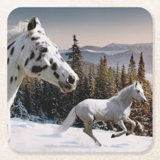 Vinterunderland Underlägg Papper Kvadrat