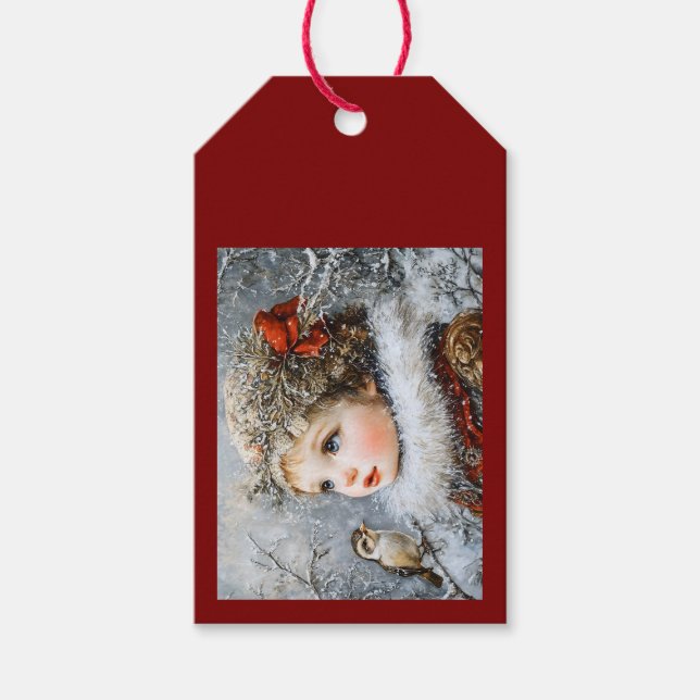 Vinterunderordnad Presentetikett (Framsidan)