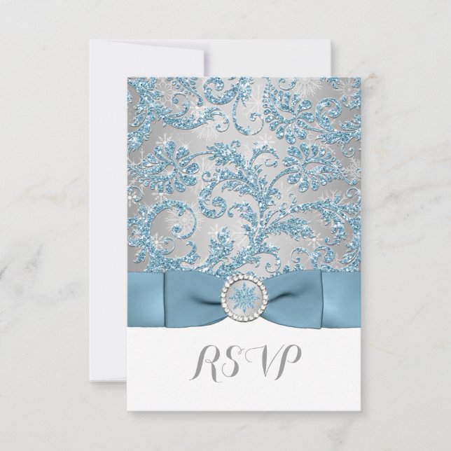 Vinterundret, Crystal Buckle Inbjudan 3 - RSVP (Framsida)