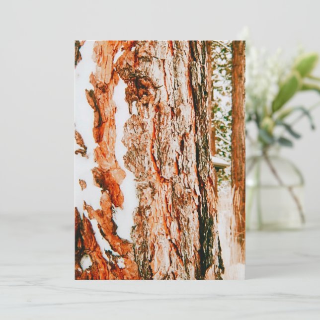 Vinterundret i Bend - Oregon  Julkort (Stående Fram)