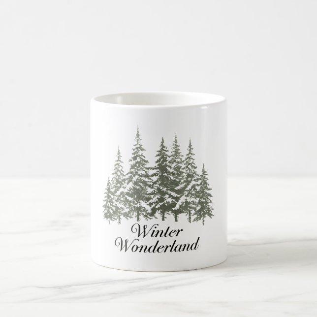 Vinterundret, mysig kall humor vinter kaffemugg (Center)