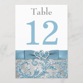 Vinterundret Sammanfogade Hjärtan Bordskort