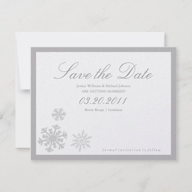 Vinterundret Spara datumet (Framsida)