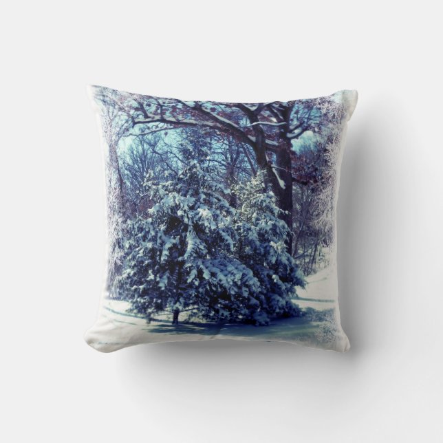 Vinterundrets julkuddar kudde (Framsida)