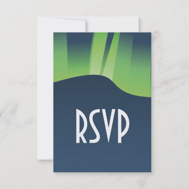Vinterundrets RSVP-kort OSA Kort (Framsida)