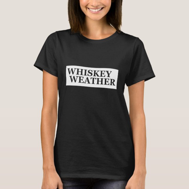 Vinterväder roliga dricksalternativ t shirt (Framsida)