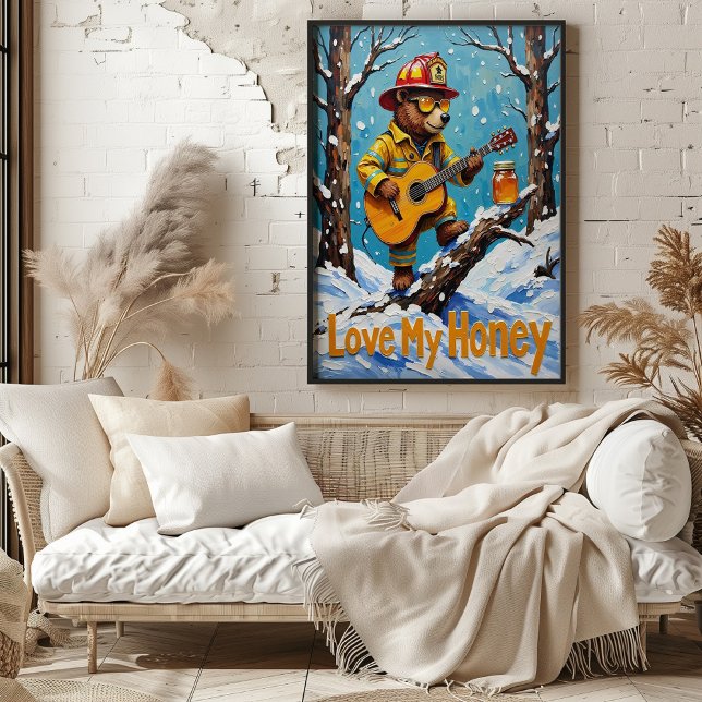 Vintervåg: Björns honungsharmoni Poster (Skapare uppladdad)