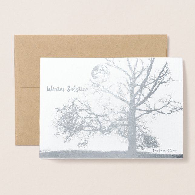 Vintervåld: Prospect Park-helgdag Folierat Kort (Framsida med kuvert)