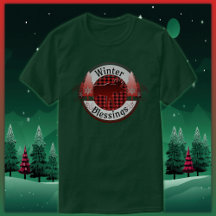 Vintervälsignelser, påsatt moose Badge