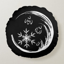 VinterVapensköld Rund Kudde