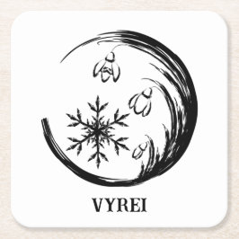 VinterVapensköld Underlägg Papper Kvadrat