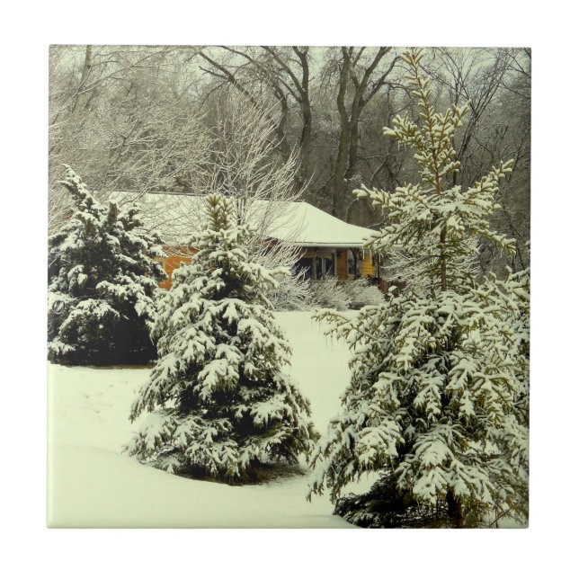 Vintervärme Kakelplatta (Framsidan)