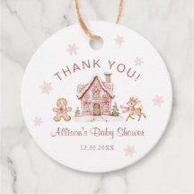 Vintervett Pink Bebis Shower Tack