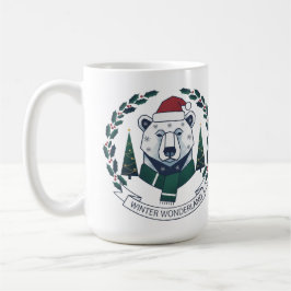 Vintervettbjörn – Söt jultomtehatt jul Kaffemugg