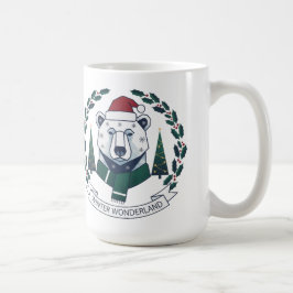 Vintervettbjörn – Söt jultomtehatt jul Kaffemugg