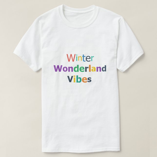 Vintervettens stämning t shirt (Design framsida)