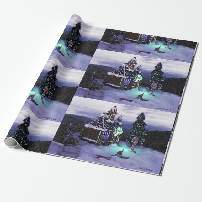 Vintervettlands snöscen 2020 presentpapper (Utrullad)