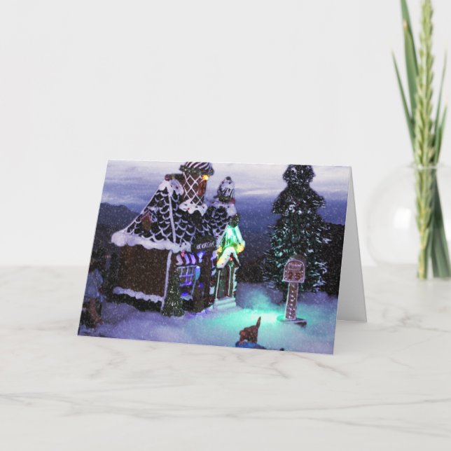 Vintervettlandskap Snöscen 2020 Kort (Framsida)