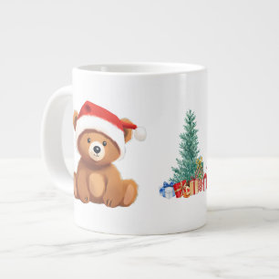 vintervilt i Santa Julgran Jumbo Mugg