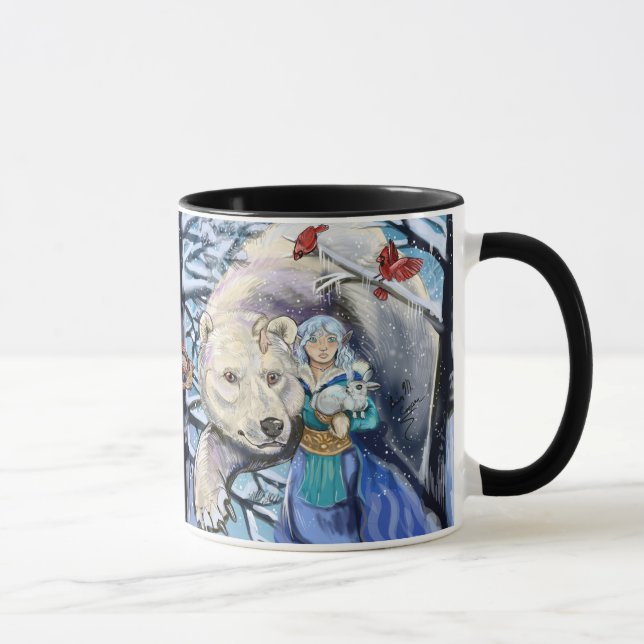 Vintervindar PolarBear~mug Mugg (Höger)
