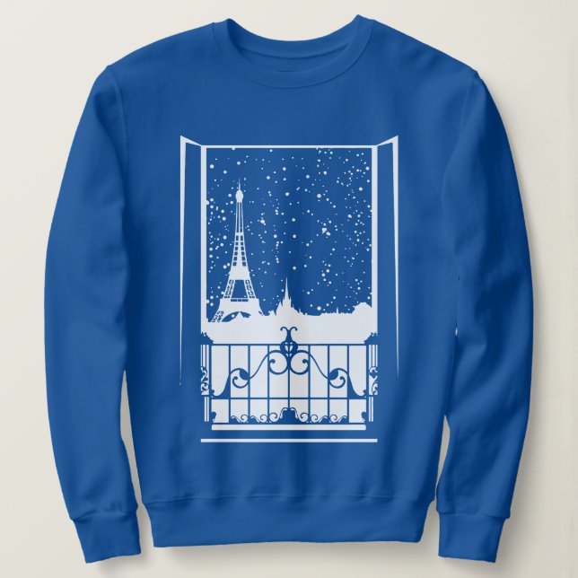 Vintervy från Paris T Shirt (Design framsida)