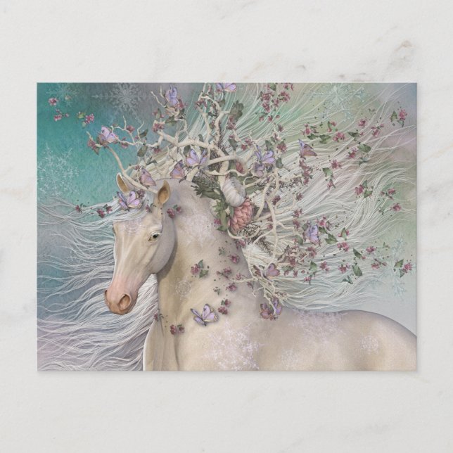 Vintervykort för Guld Vykort (Framsida)