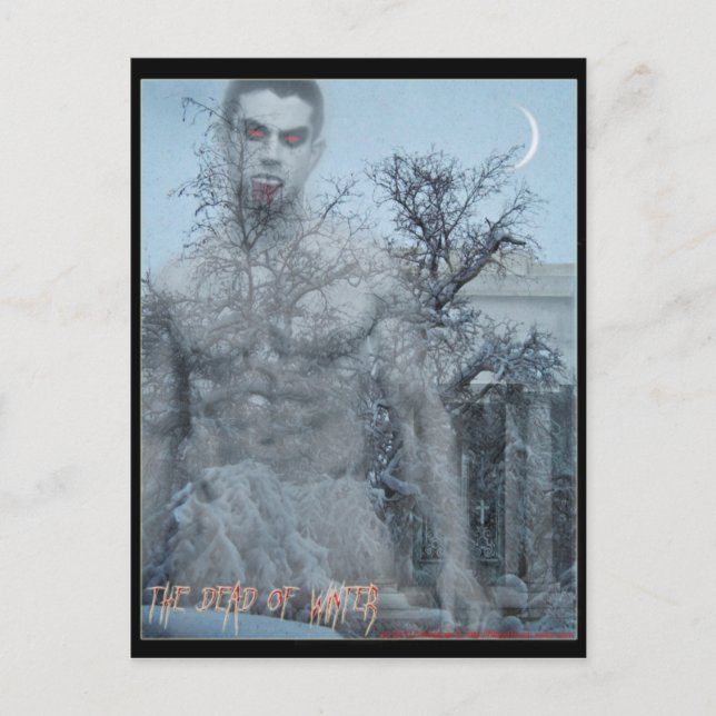 Vintervykortets döda vykort (Framsida)