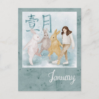 Vintervyvykort Vykort