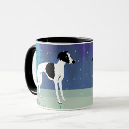 Vinterwhippet  mugg