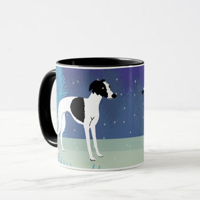 Vinterwhippet  mugg (Framsida vänster)