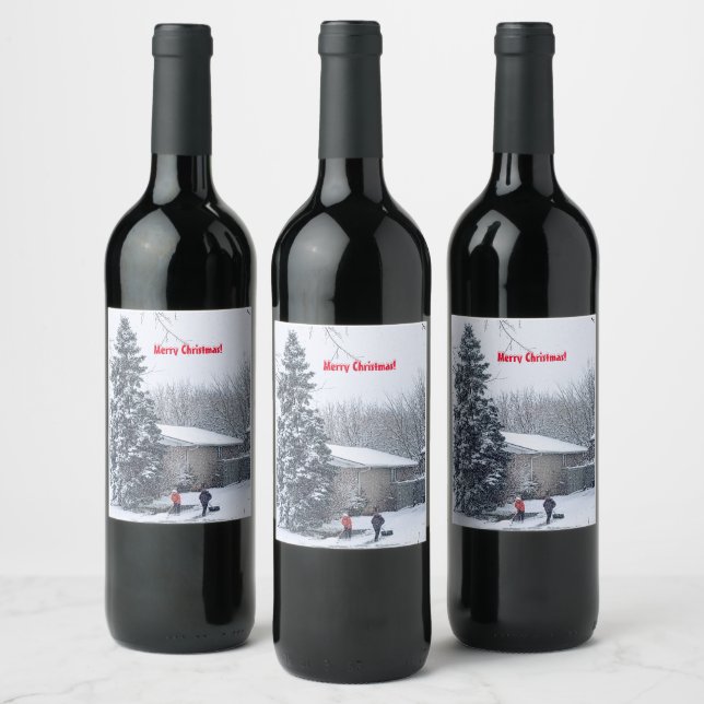 Vintery Days Deserve Reserve Vin-etikett Vinflaska Etikett (Flaskor)
