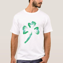 Vintge Shamrok Löv, St. Patrick's Day T-shirt