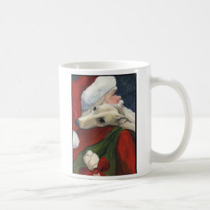 Vinthund och Santa julmugg Kaffemugg