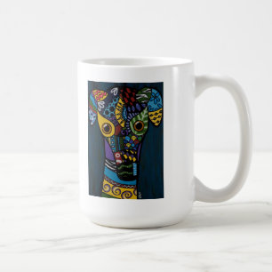 Vinthund - pensionerad tävlings- rädding kaffemugg