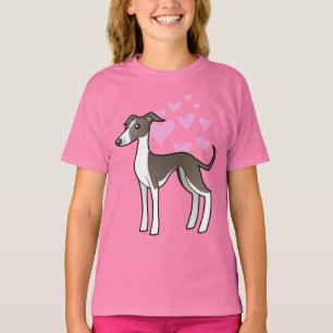 Vinthund/Whippet/italiensk vinthundkärlek T-shirt