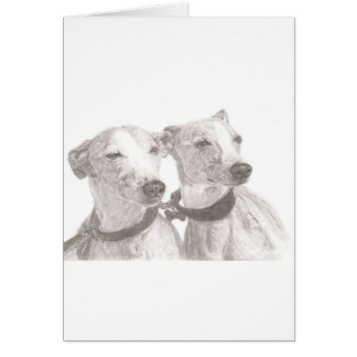 Vinthundar Hälsningskort